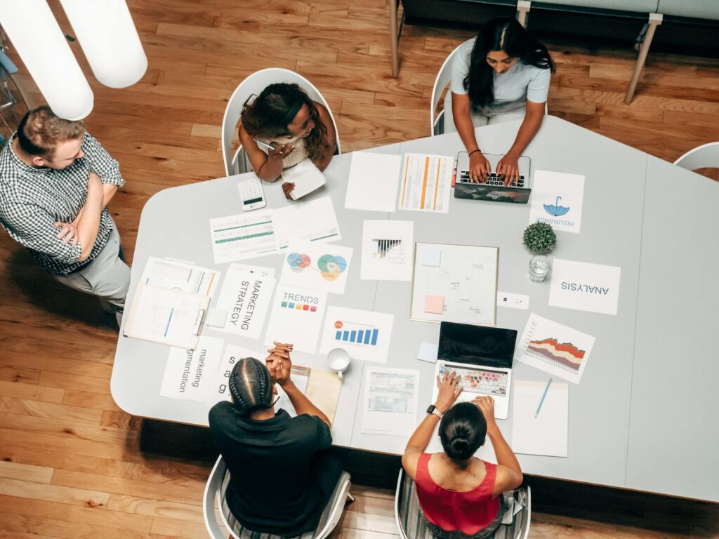 People in the Office Discussing a Project